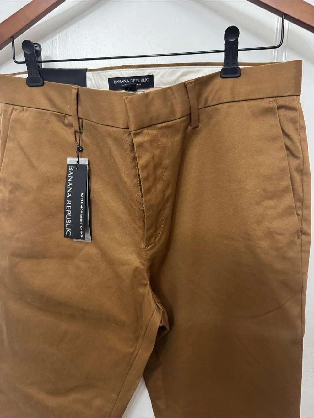 Banana Republic Men’s Slim Chino Pants - British Khaki